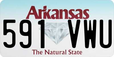 AR license plate 591VWU