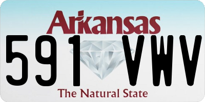 AR license plate 591VWV
