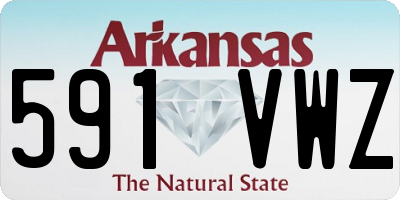 AR license plate 591VWZ