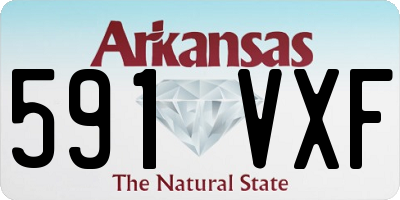 AR license plate 591VXF