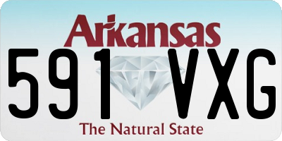 AR license plate 591VXG