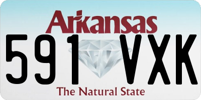 AR license plate 591VXK