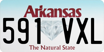 AR license plate 591VXL