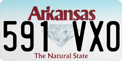 AR license plate 591VXO