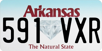 AR license plate 591VXR