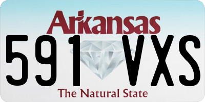 AR license plate 591VXS