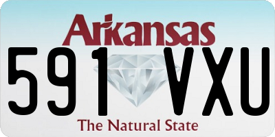 AR license plate 591VXU