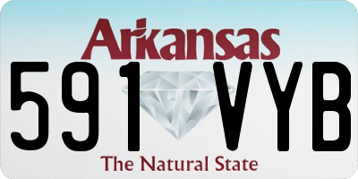 AR license plate 591VYB