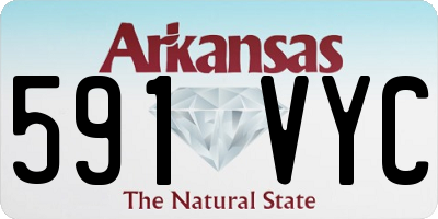 AR license plate 591VYC