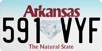AR license plate 591VYF
