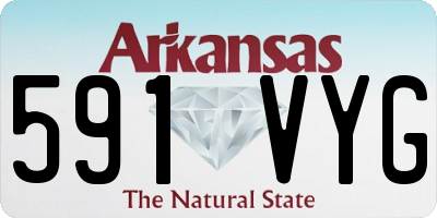 AR license plate 591VYG