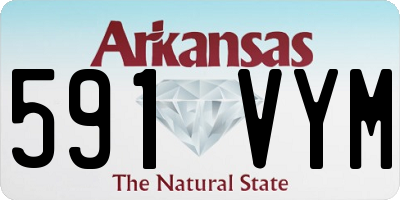 AR license plate 591VYM