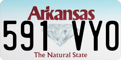 AR license plate 591VYO