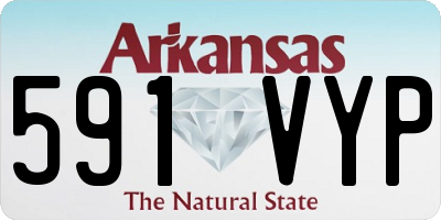 AR license plate 591VYP