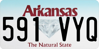 AR license plate 591VYQ