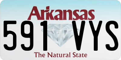 AR license plate 591VYS