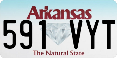AR license plate 591VYT