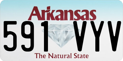 AR license plate 591VYV