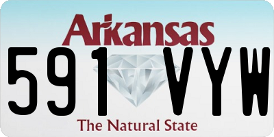 AR license plate 591VYW
