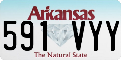 AR license plate 591VYY