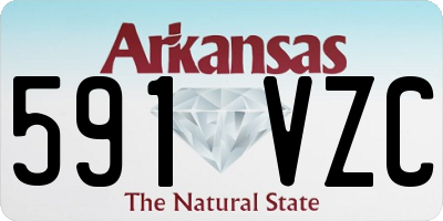 AR license plate 591VZC
