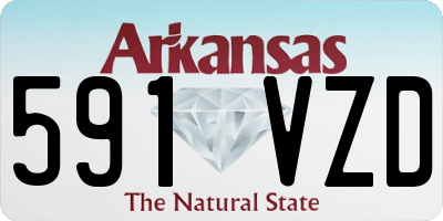 AR license plate 591VZD