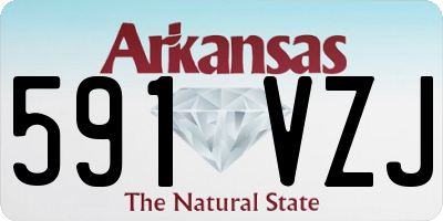 AR license plate 591VZJ