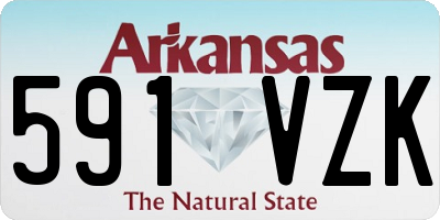 AR license plate 591VZK