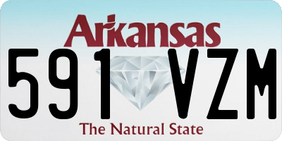 AR license plate 591VZM