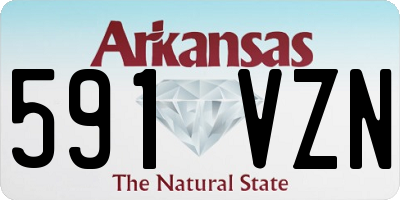 AR license plate 591VZN