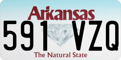 AR license plate 591VZQ
