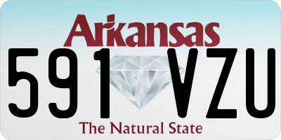 AR license plate 591VZU