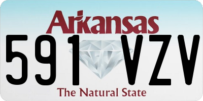 AR license plate 591VZV