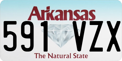 AR license plate 591VZX
