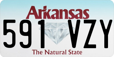 AR license plate 591VZY