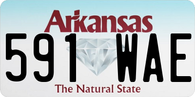 AR license plate 591WAE