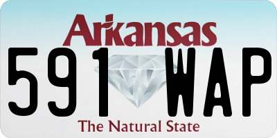 AR license plate 591WAP