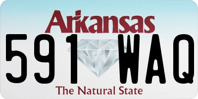 AR license plate 591WAQ