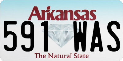 AR license plate 591WAS