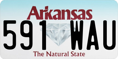 AR license plate 591WAU