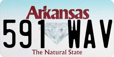 AR license plate 591WAV