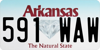 AR license plate 591WAW