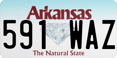 AR license plate 591WAZ