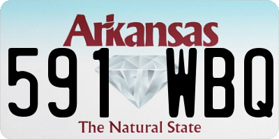 AR license plate 591WBQ