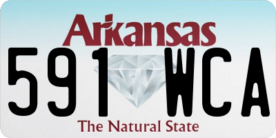 AR license plate 591WCA