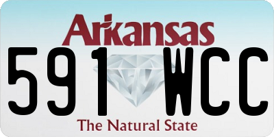AR license plate 591WCC