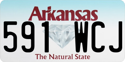 AR license plate 591WCJ