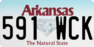 AR license plate 591WCK