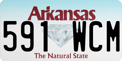 AR license plate 591WCM