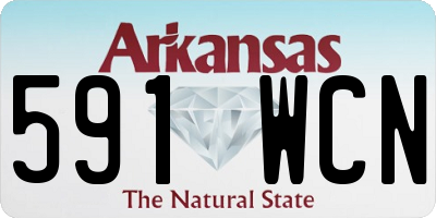 AR license plate 591WCN